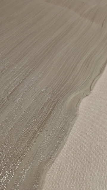 Organza Sheen Silk - Cream